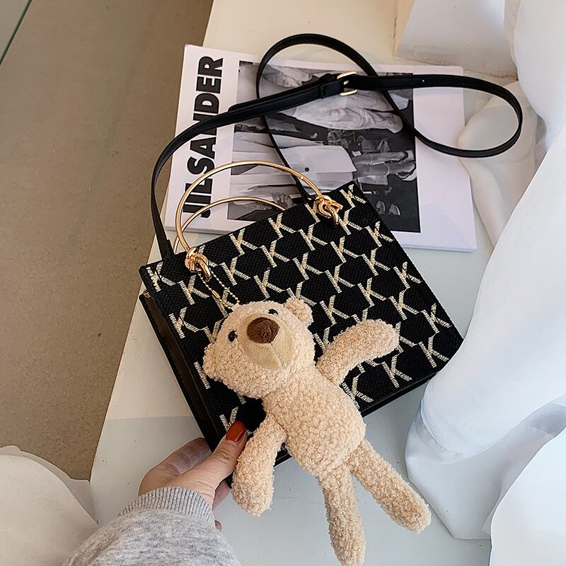 秋冬レディーススモールバッグレディース秋冬2020年新流行ファッションワイルドネットレッドワンショルダーメッセンジャーウエスタンスタイルスモールスクエアバッグ Tiancai_Wing_Bag82320348073