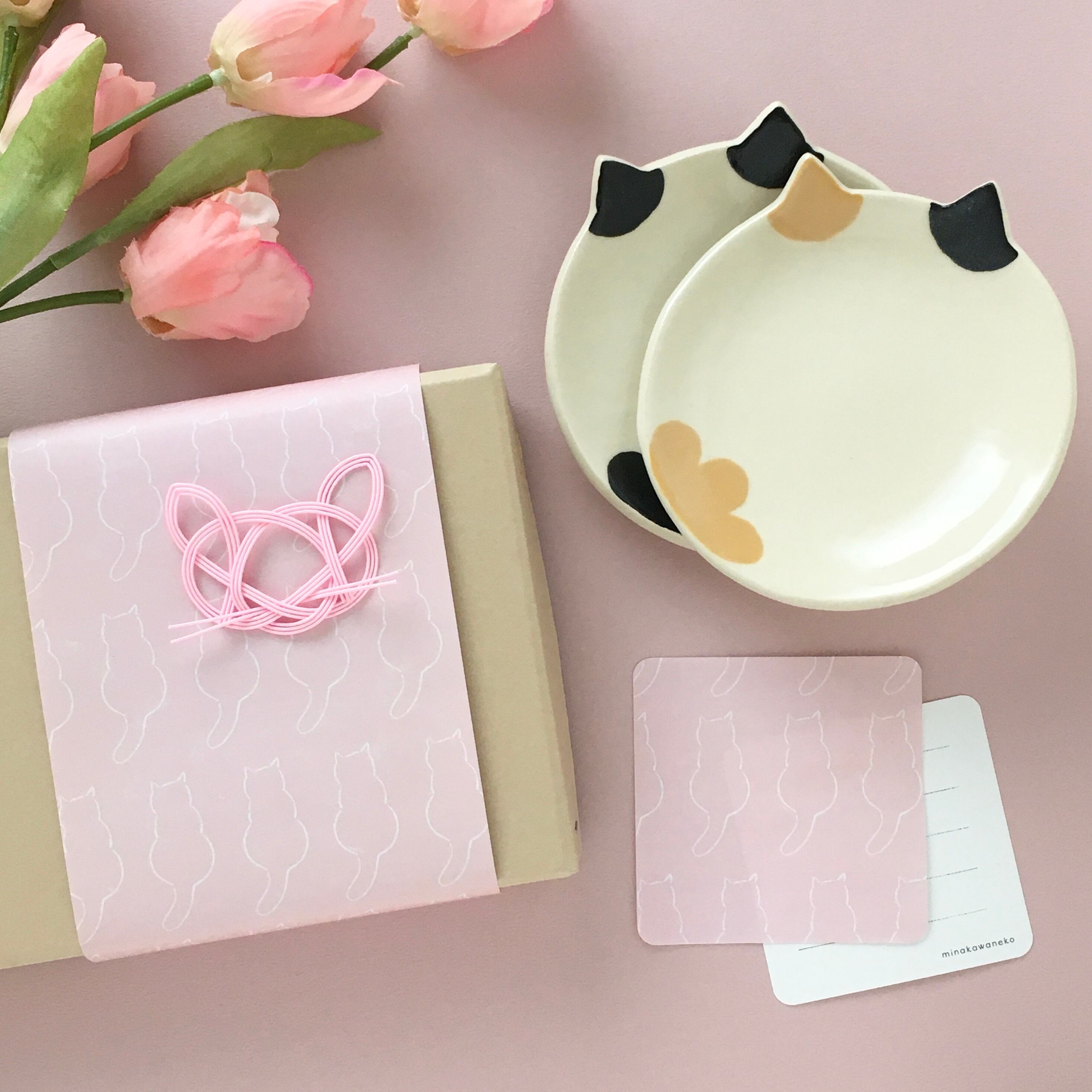 ネ*ー様 【未使用・希少セット】 プチトレイ 小皿アソート6枚 選べる猫の小皿2枚セット 三毛・ハチワレ・白猫から自由にセレクト