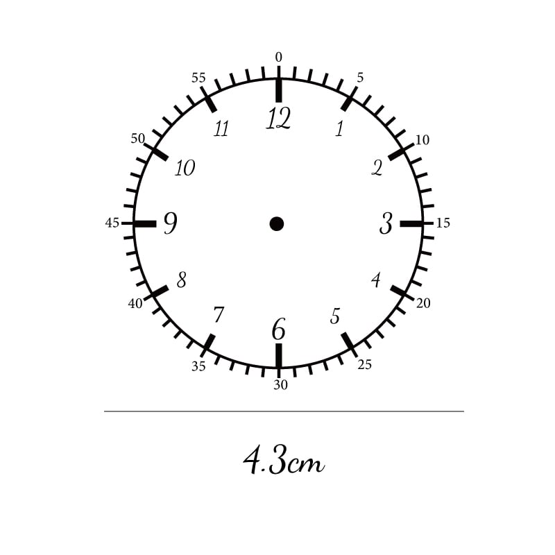 インクのいらない時計スタンプ 大 4 3センチ 時計のお勉強などに 知育学習 Sonorite インクのいらない時計スタンプ 大 4 3センチ 時計のお勉強などに 知育学習 Sonorite