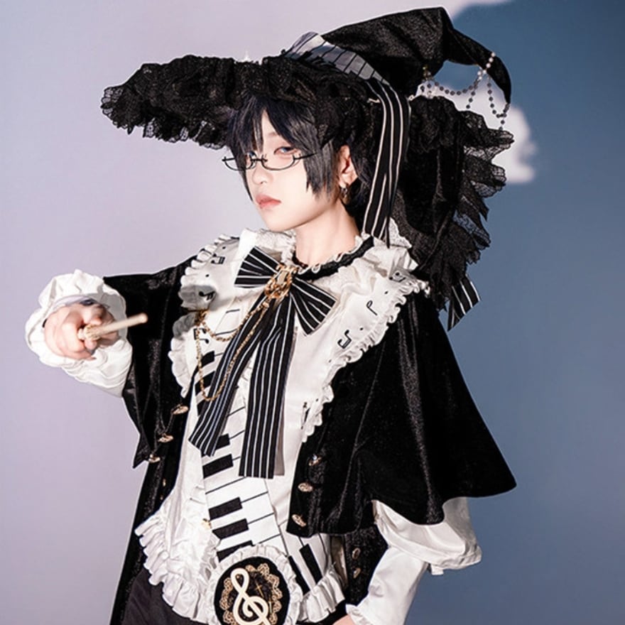 王子系 コスチューム ピアノソナタ 夜奏曲 三角帽 ファンタジー衣装