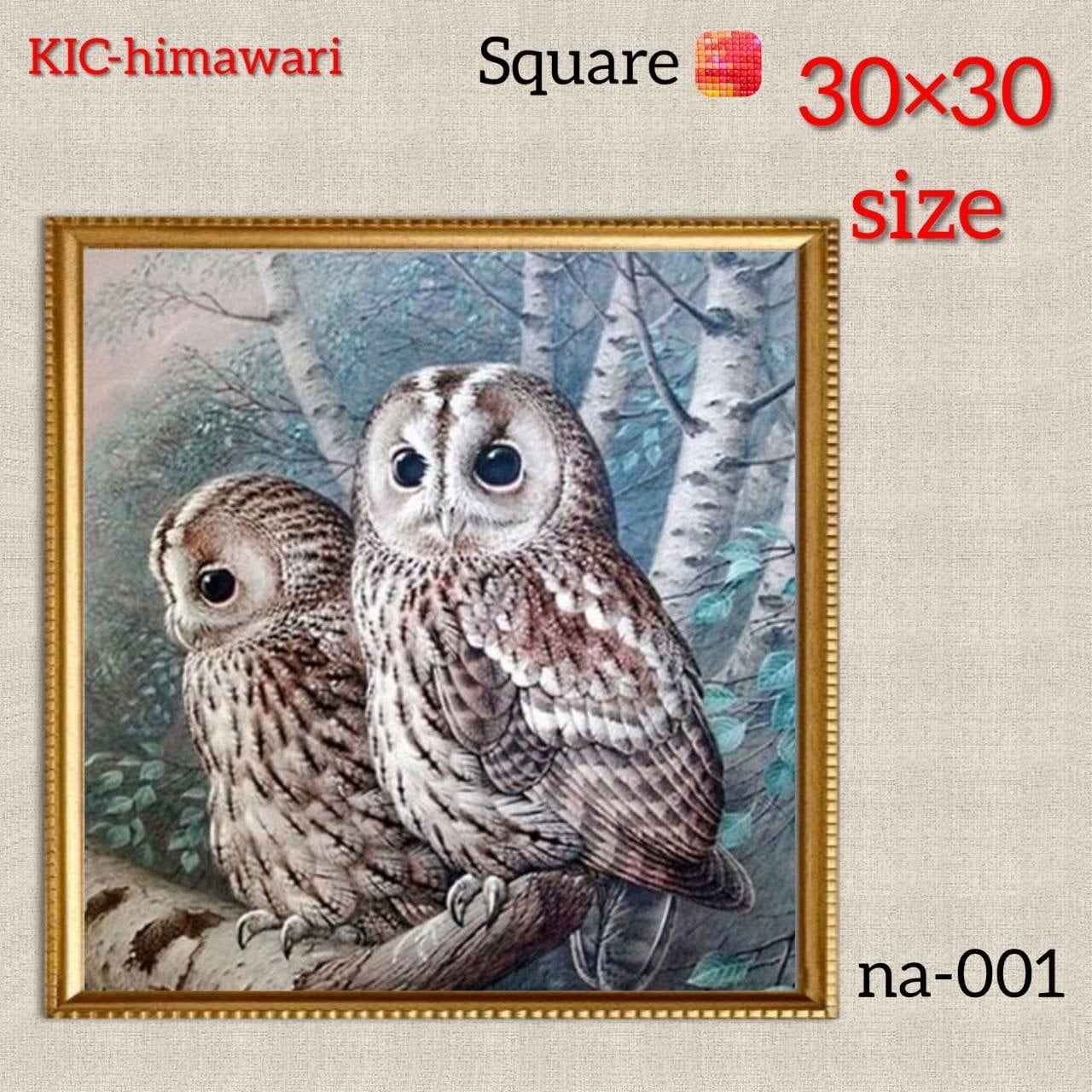 30×30サイズ 四角ビーズ【na-01】ダイヤモンドアート