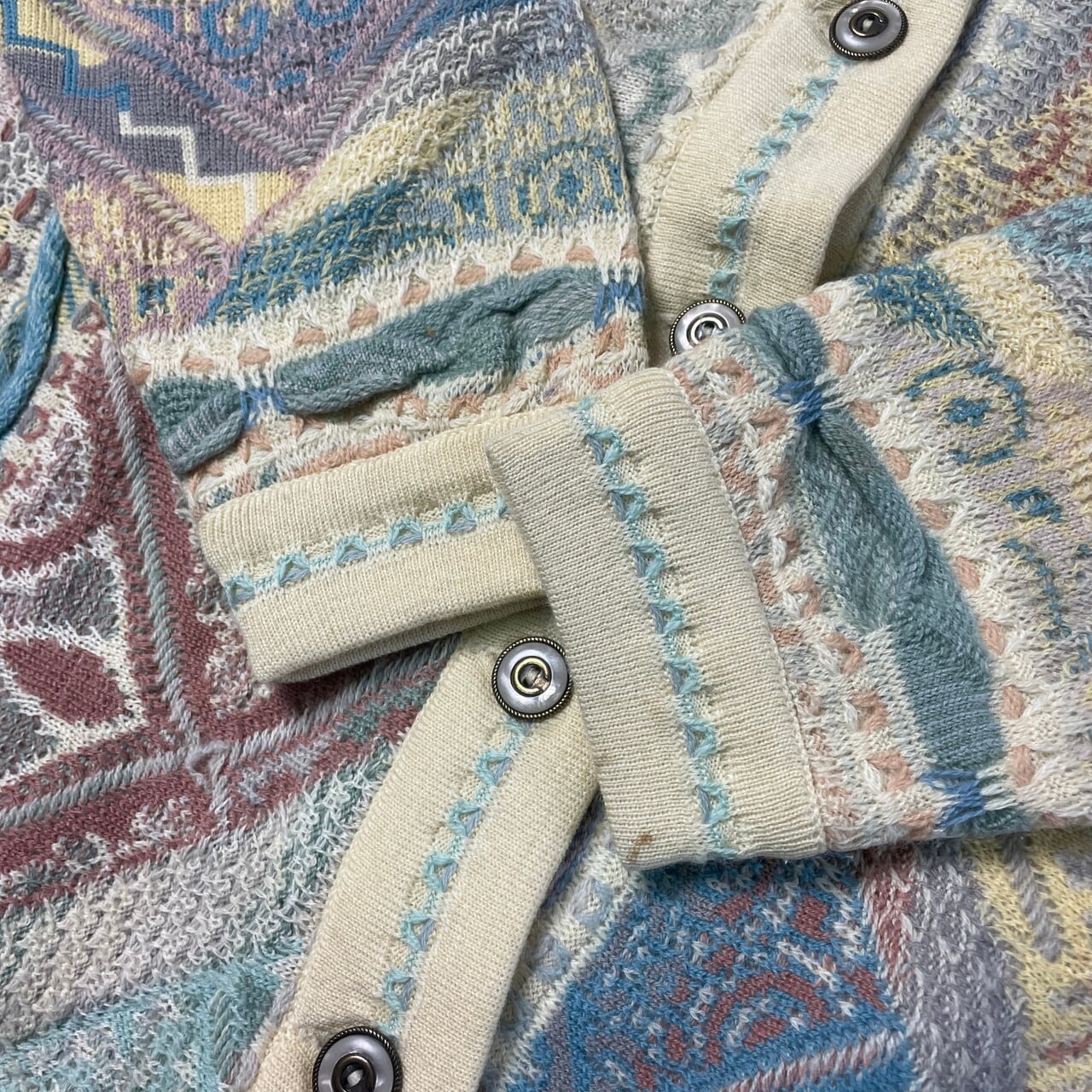 90年代 オーストラリア製 COOGI クージー ウール 3Dニット 
