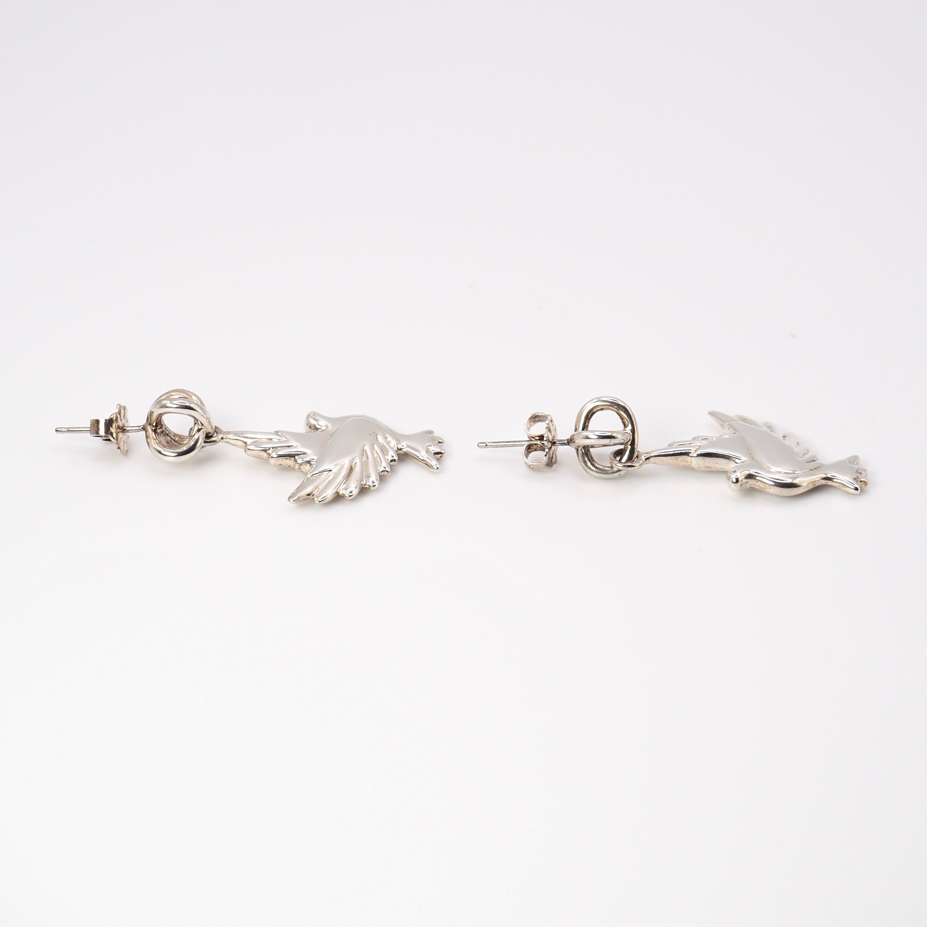 Tiffany&Co(ティファニー)ピアス バードモチーフ ピアス Tiffany&Co. バードモチーフ ピアス シルバー925 ティファニー 保存袋