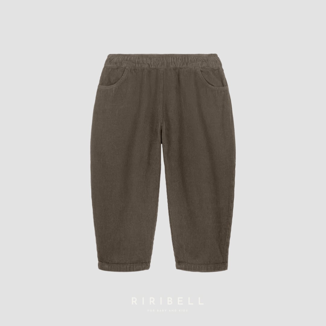 【STUDIO BOHEME】CARROT PANTS - DARK TAUPE <36M/4Y/6Y>