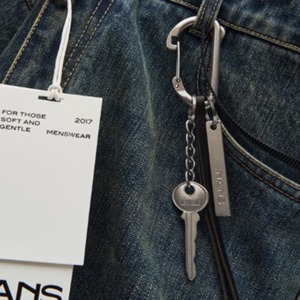 ロゴメタルプレートキーホルダー　0898