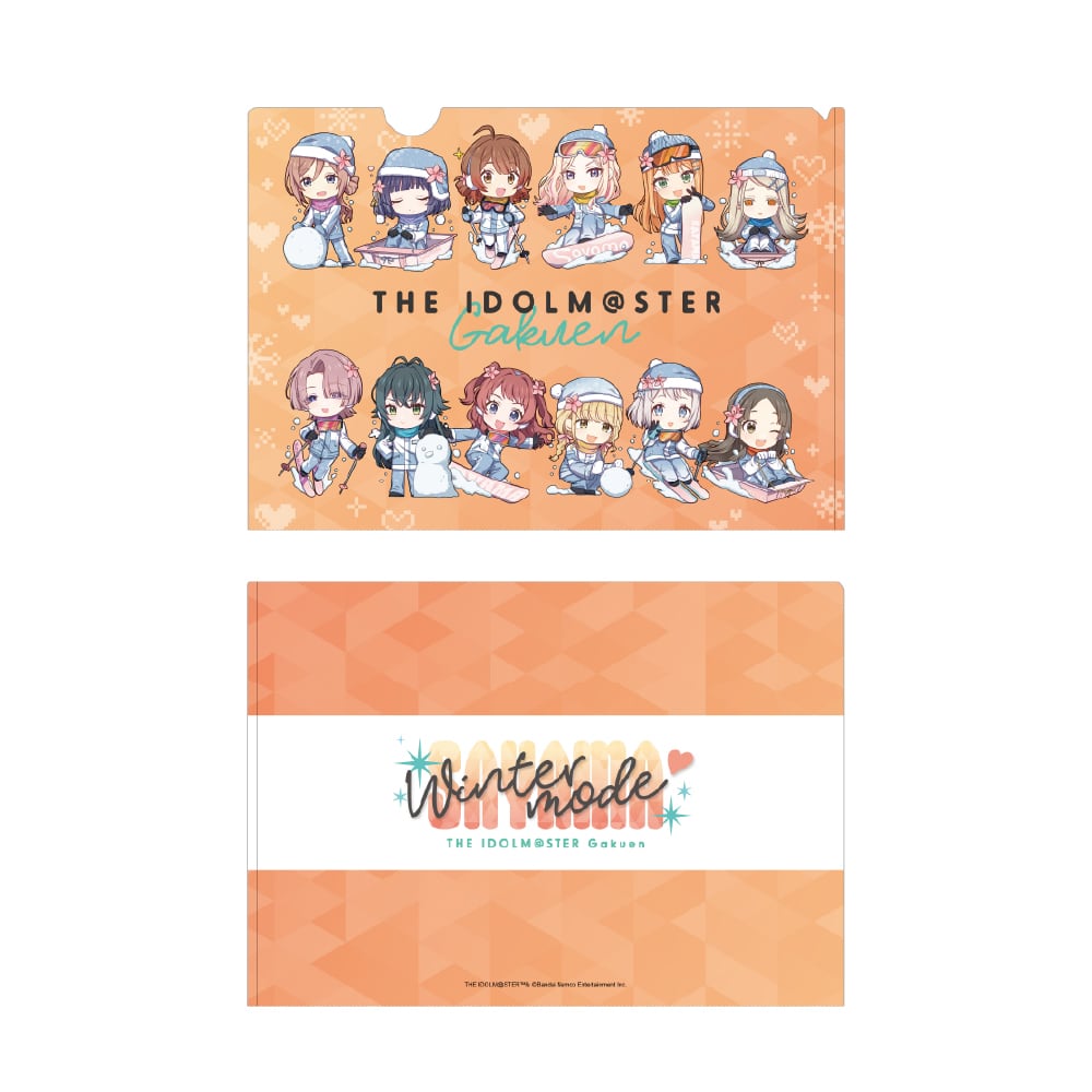 学園アイドルマスター クリアファイル_ミニキャラ集合