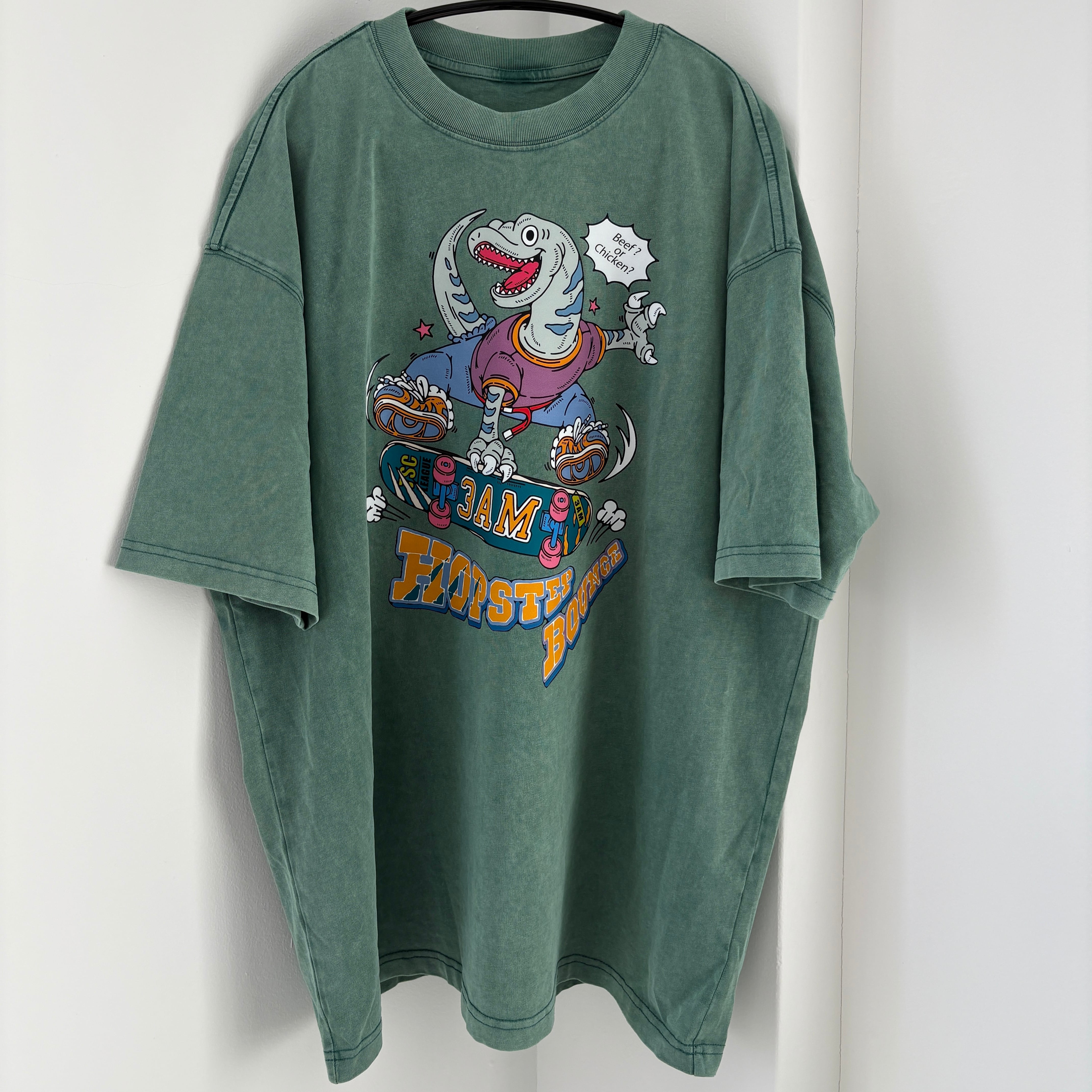 3AM Original】dinosaur skateboard tee shirts | 【ユニセックス 3AM Original】dinosaur skateboard tee shirts | 【ユニセックス