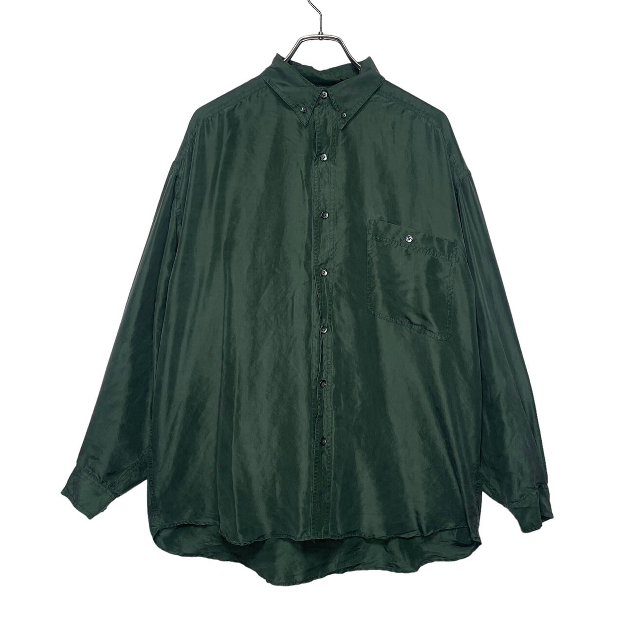 STRUCTURE 長袖シャツ L シルク100% | 古着屋OLDGREEN