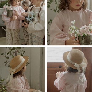 秋フリルレー長袖スブラウス