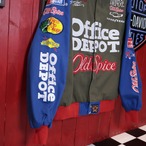 CHASE JH レーシングジャケット フルデコ グレー×ブルー L