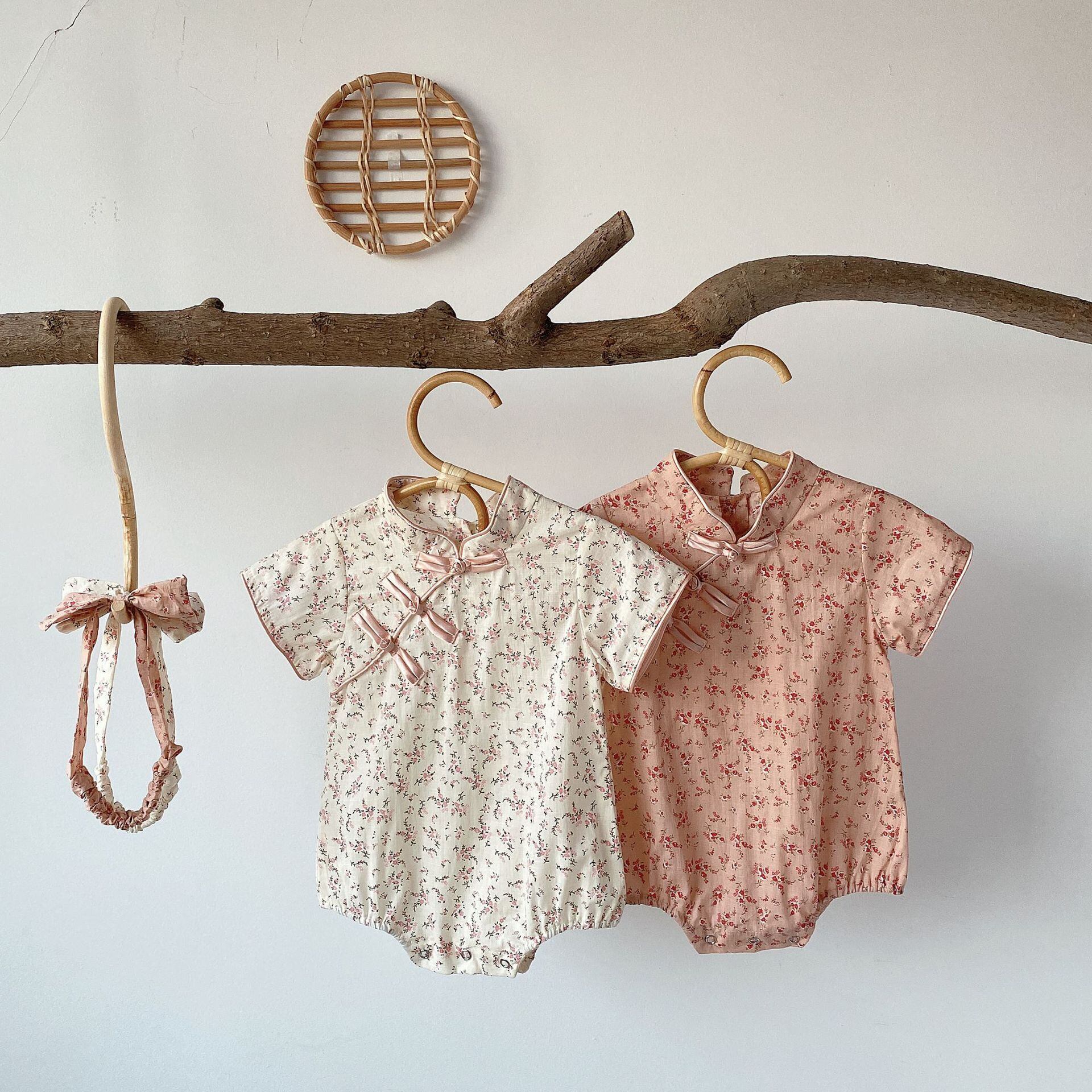 サマーロンパース オールインワン スタイルヘアバンド 夏物 超面白いベビーショップ97766344816