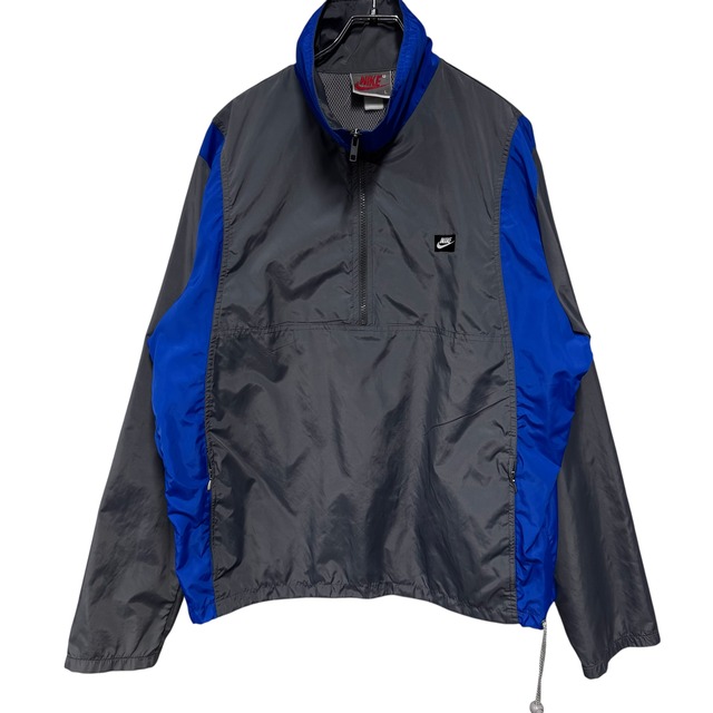 90s 銀タグ NIKE ナイロンプルオーバージャケット グレー L | 古着屋 