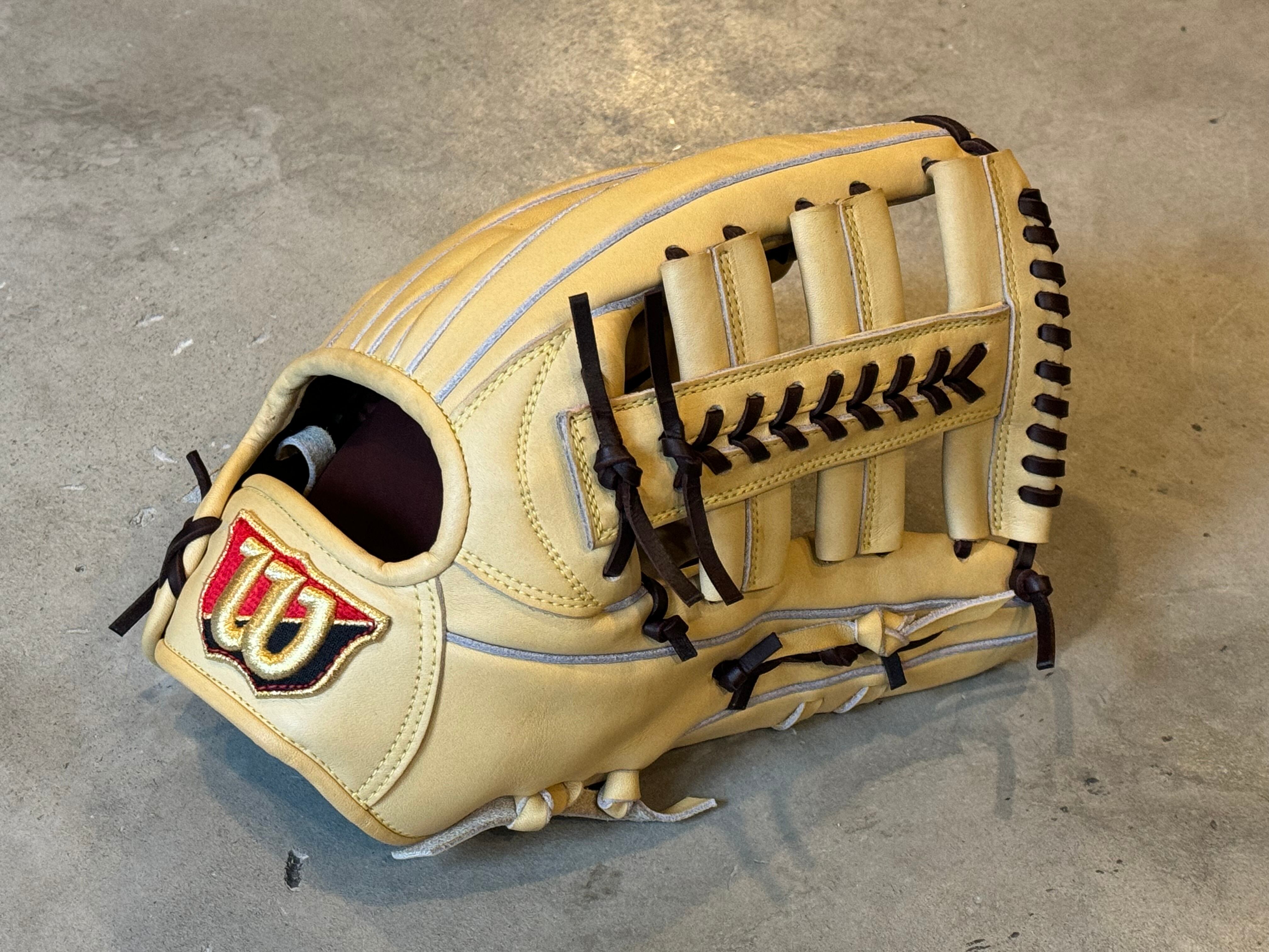 値下げ不可美品ウィルソン87型軟式用プロスタッフ型付け済み