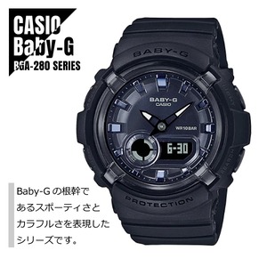 CASIO カシオ Baby-G ベビーG BGA-280シリーズ BGA-280-1A ブラック 腕時計 レディース