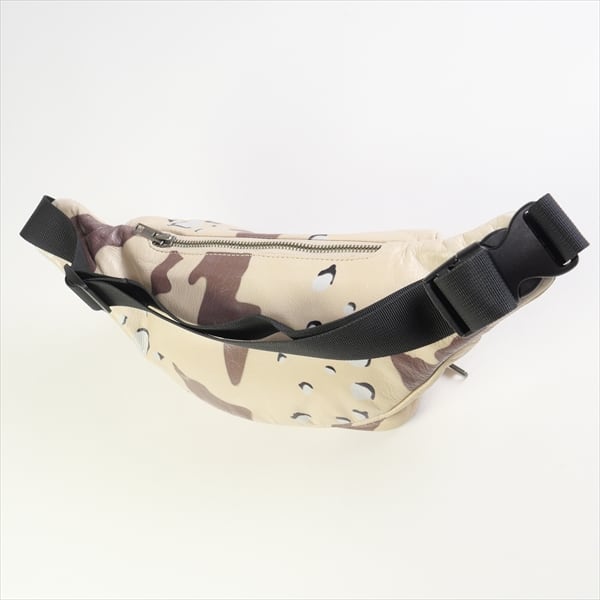 17SS SUPREME  leather waist bag Camo