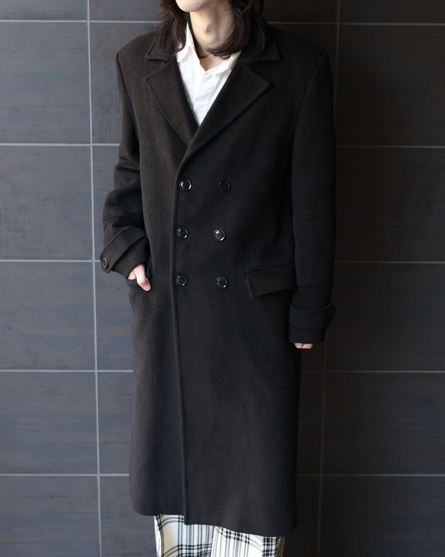 double breasted 6b long coat