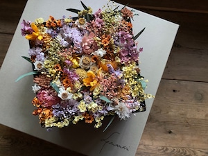 preserved/dried flower box