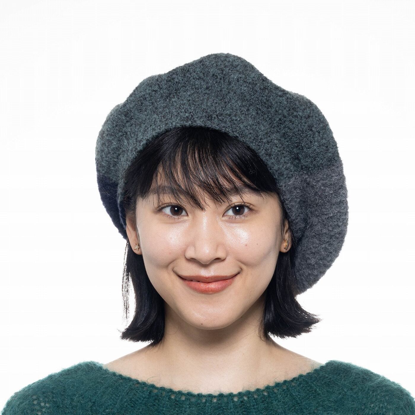 2025秋冬】配色ループニットベレー｜ベレー帽子｜帽子 | 【公式