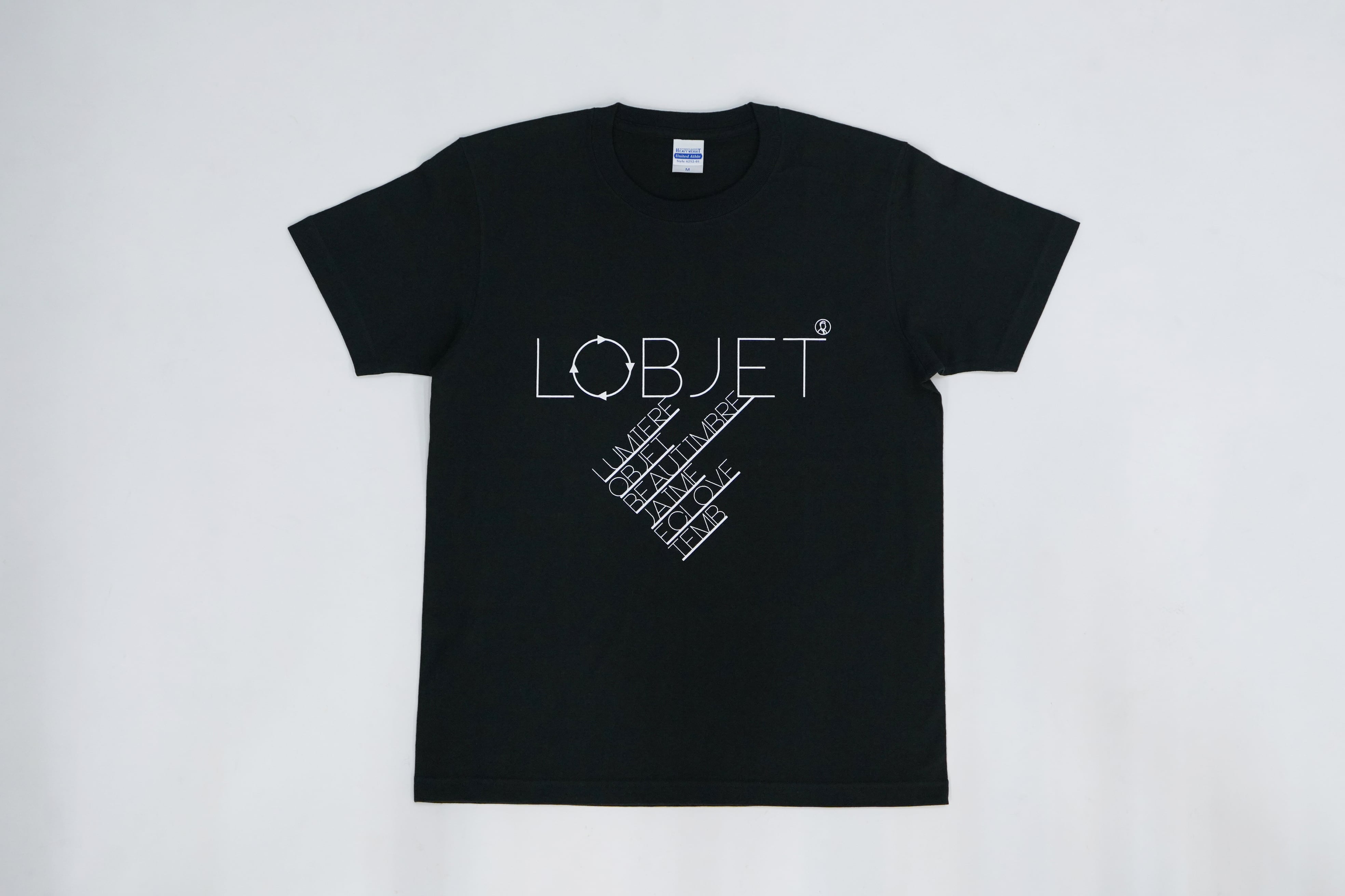 LOBJET ロゴTシャツ black