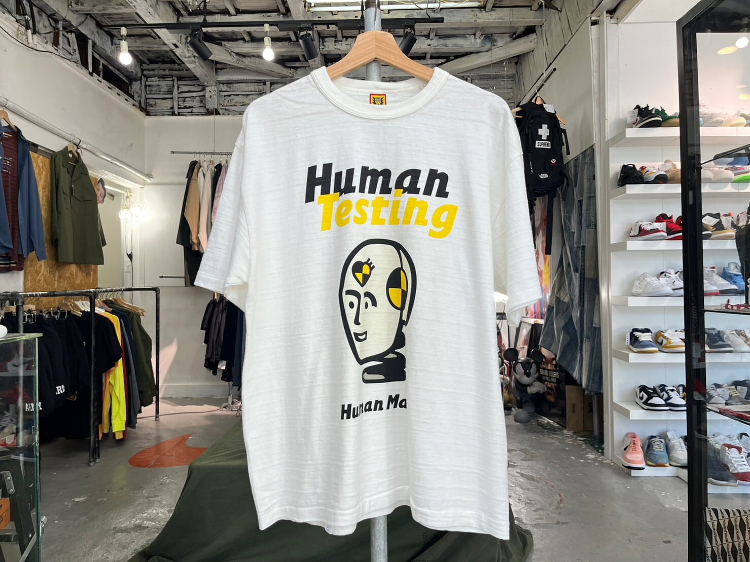 HUMAN TESTIMG TEE (WHITE)