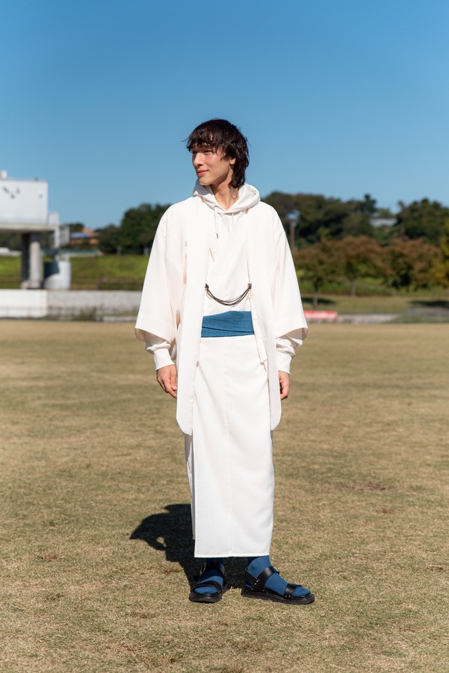 【 M size 】KIMONO + HAORI : white