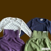 韓国子供服 / PEPPER / 26Autumn / ピッピ ボーダーTシャツ / 秋服 *XS~XL *