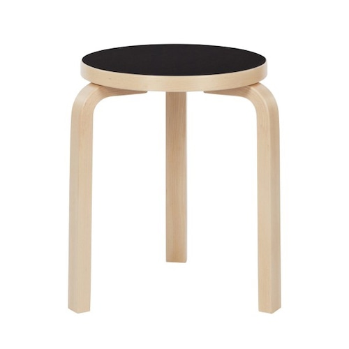 Artek（アルテック） Stool 60（スツール60） ブラックリノリウム