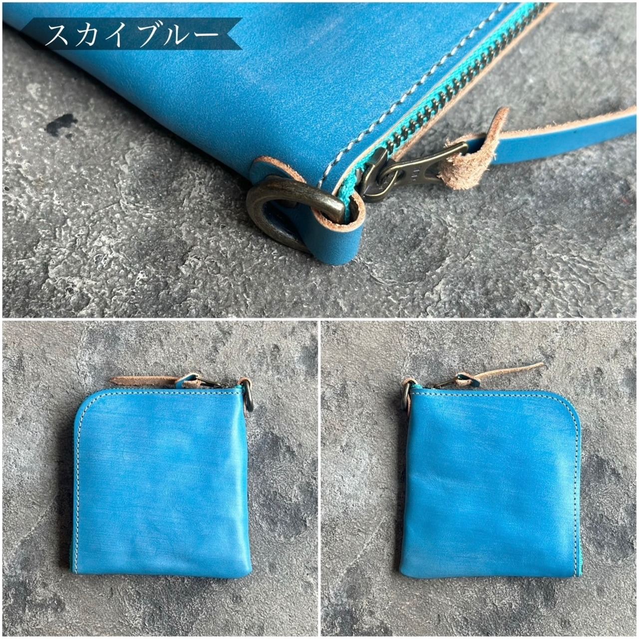【限定商品】ミニウォレット Lジップ CRANK ブライドルレザー