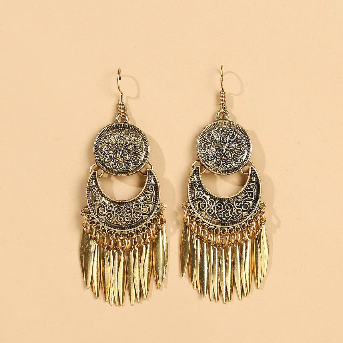 ピアス ゴールド ベリーダンス トライバル ビンテージ　エスニック