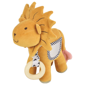 Lion Activity Toy with Natural Rubber Teether_97002