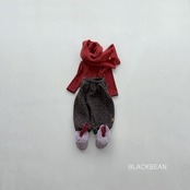 ブラックビーン / blackbean / レオパードパンツ / 韓国子供服 / キッズ / 26winter〖取寄〗*ベビーS~XL*