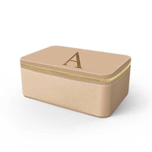 Box  Premium Smooth Leather Case (Nude)