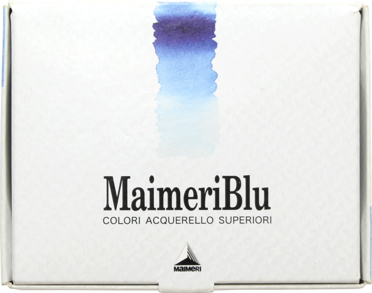 MaimeriBlu マイメリブルー ハーフパン24色 固形透明水彩絵具 腐る