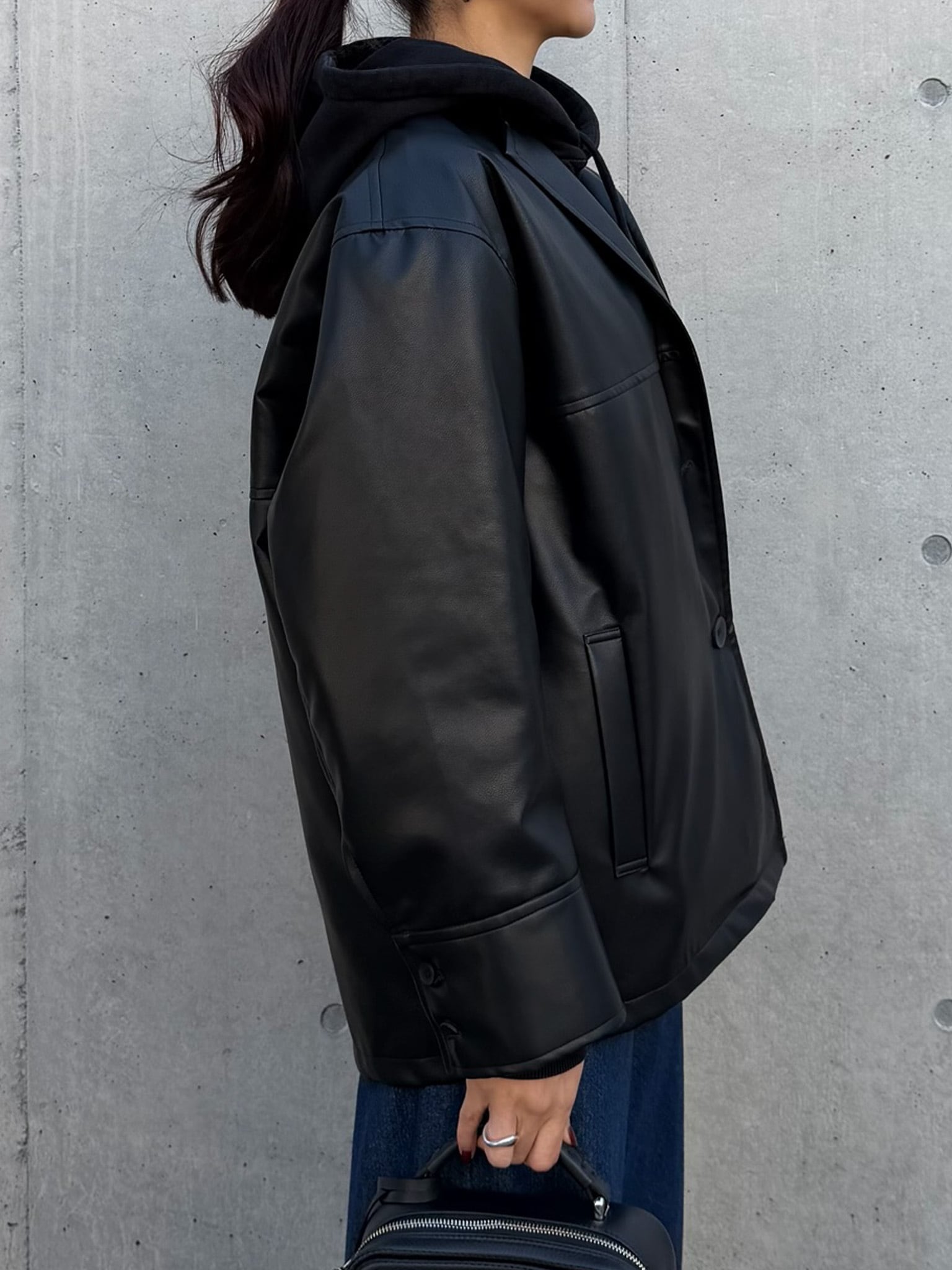 FAUX LEATHER JK（ﾌｪｲｸﾚｻﾞｰｼﾞｬｹｯﾄ）【7543117】 | CIEL'AIR