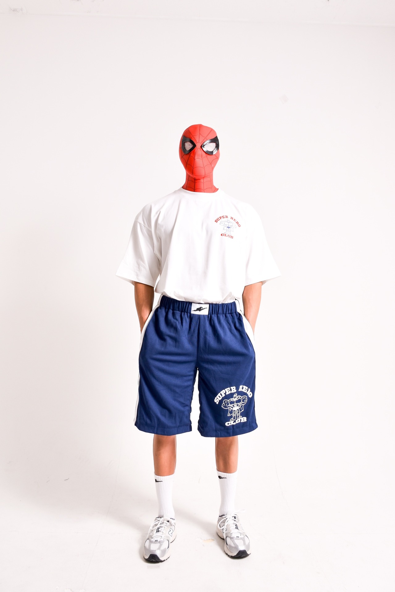 SHC ビッグジャージ ハーフ ネイビー