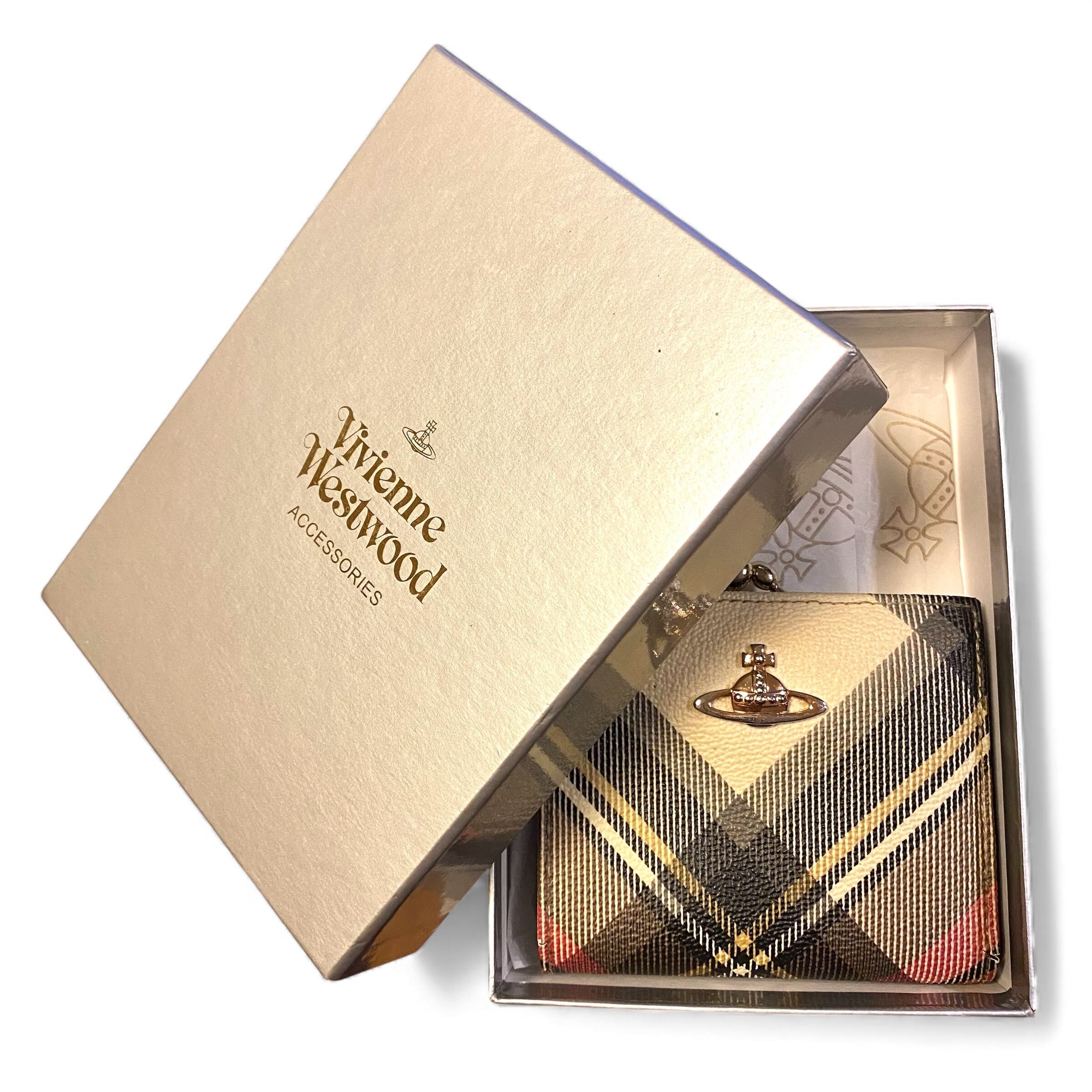 ヴィヴィアン 財布 Vivienne Westwood ORB Folding Wallet Plaid / ヴィヴィアンウエスト