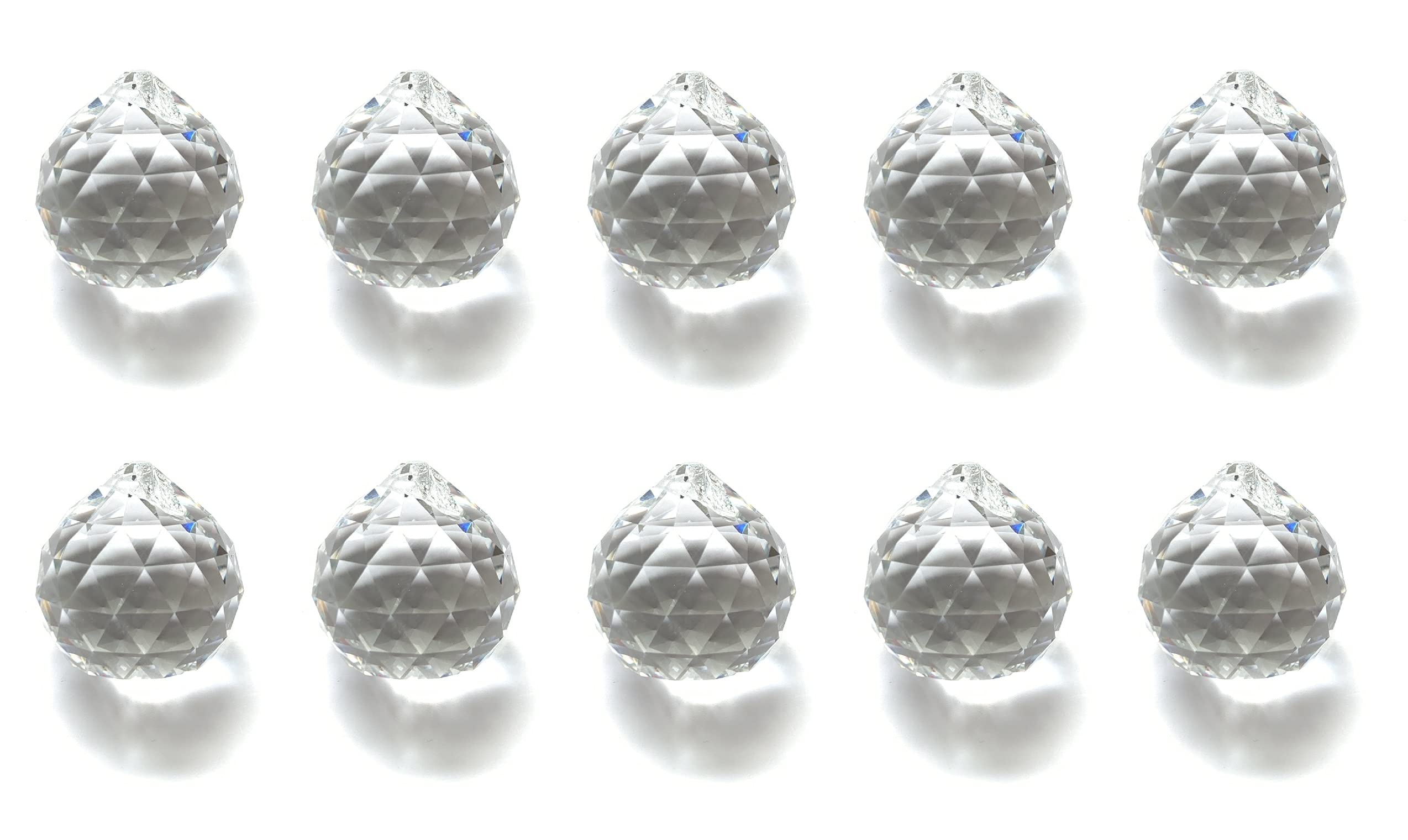 【人気】サンキャッチャー トップ ボール 20mm 30mm 40mm クリスタル クリア (40mm 10個)
