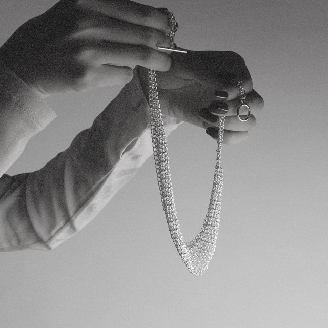 [ego] silver lacework choker [fgll2] / Y2506KHN5407