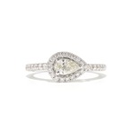 ダイヤモンド デザイン リング SI1 pt950 / 0.326ct / 0.320ct