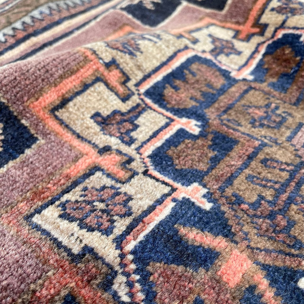 ヴィンテージラグ｜ミディアムvintage rug medium * 砂漠のレディLady in the desert 91×146