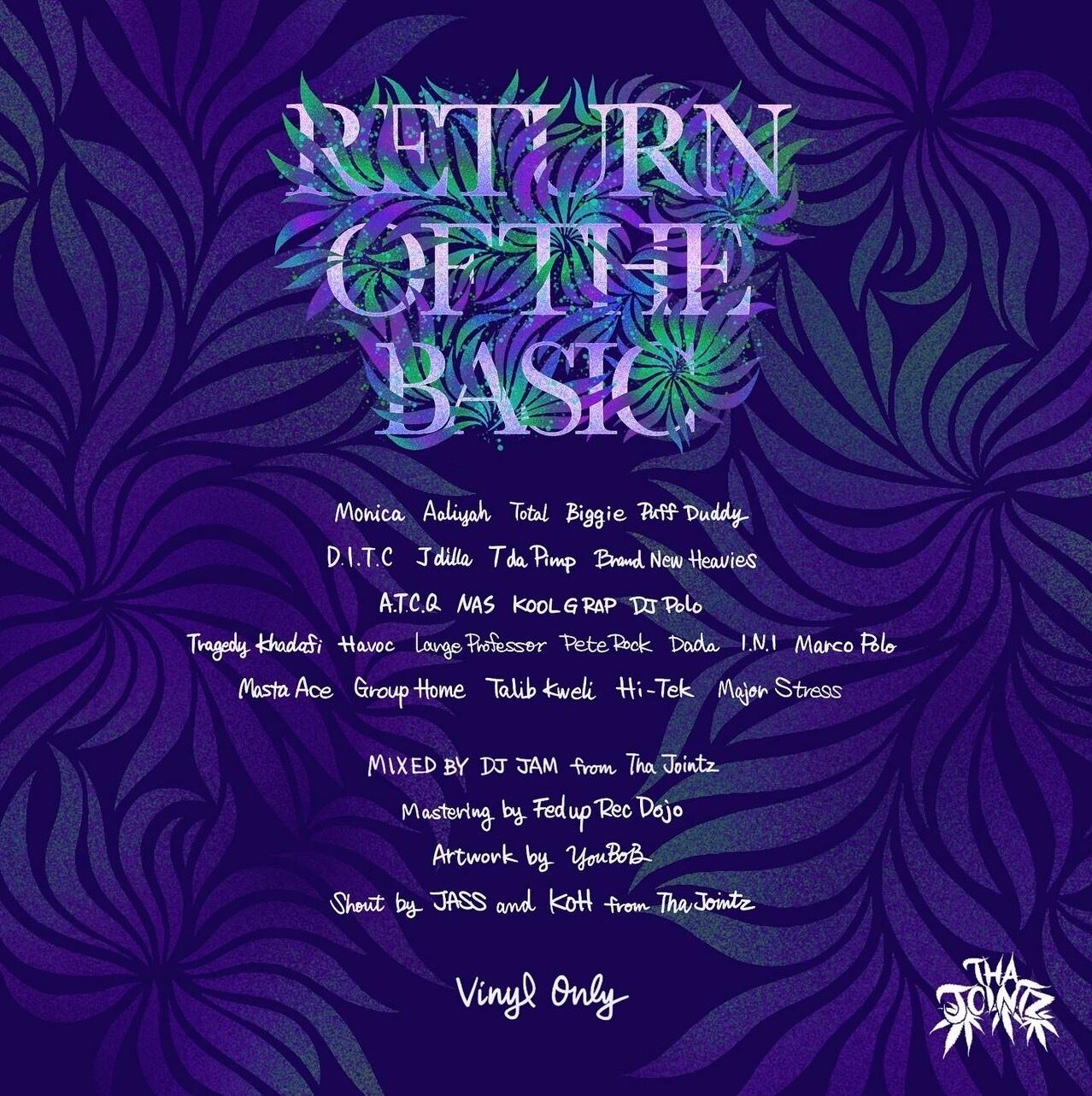 Return of the Basic by DJ JAM | Tha Jointz WEB STORE