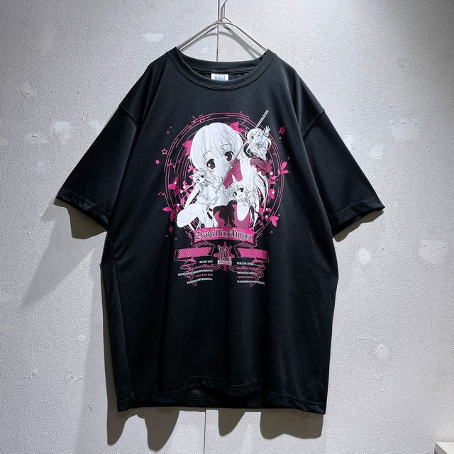” Travelling August ” character printed Black SS Tee (10th Anniversary)