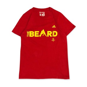 ジェームズ・ハーデン 「THE BEARD」 ヒューストン・ロケッツ プリント Tシャツ adidas