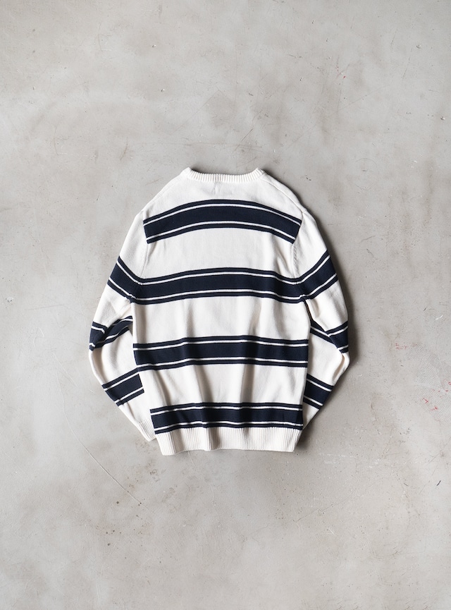 "CHAPS" used Cotton wide border knit