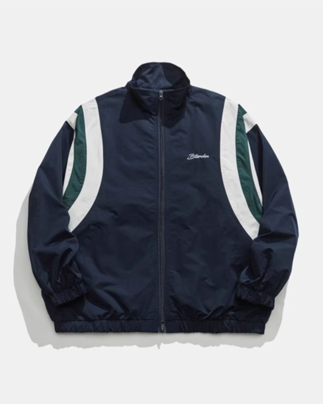 スタンドカラーフルジップアップトラックジャケット S0025