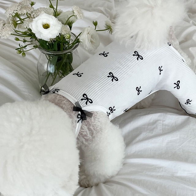 【予約】［Little  Heart］ribbon pleats cool all-in-one(3color)