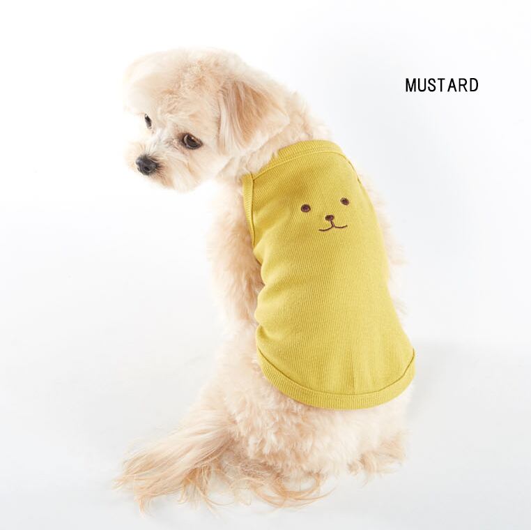 クマちゃんタンクトップ S ~ 2XL  /  犬の服 犬服 ペット洋服 ドッグウェア ペット用品 小型犬 中型犬 b41