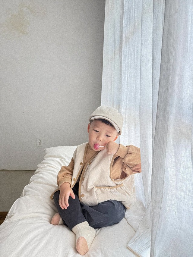 残り2点 即納⌇110,120cm キルティング ベスト