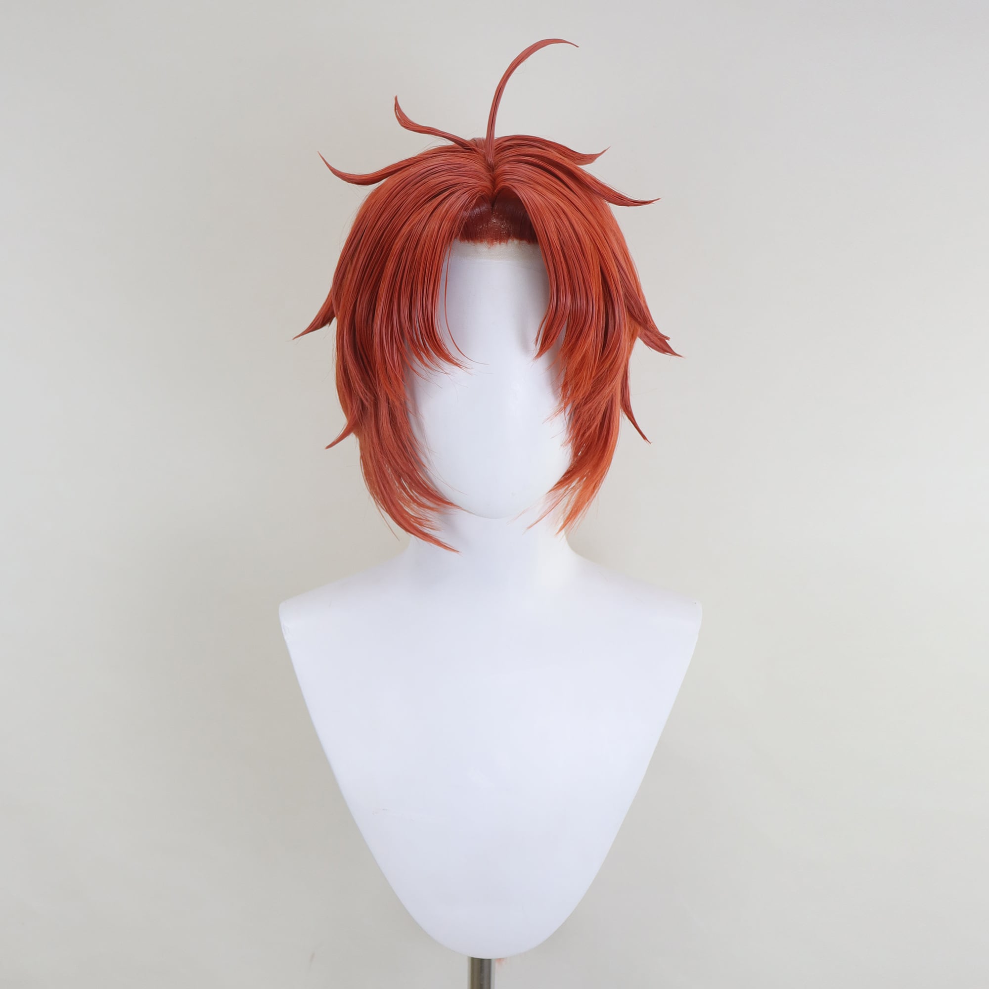 コスプレ耐熱ウィッグ オーダー キャラクター造形ウィッグ オレンジ