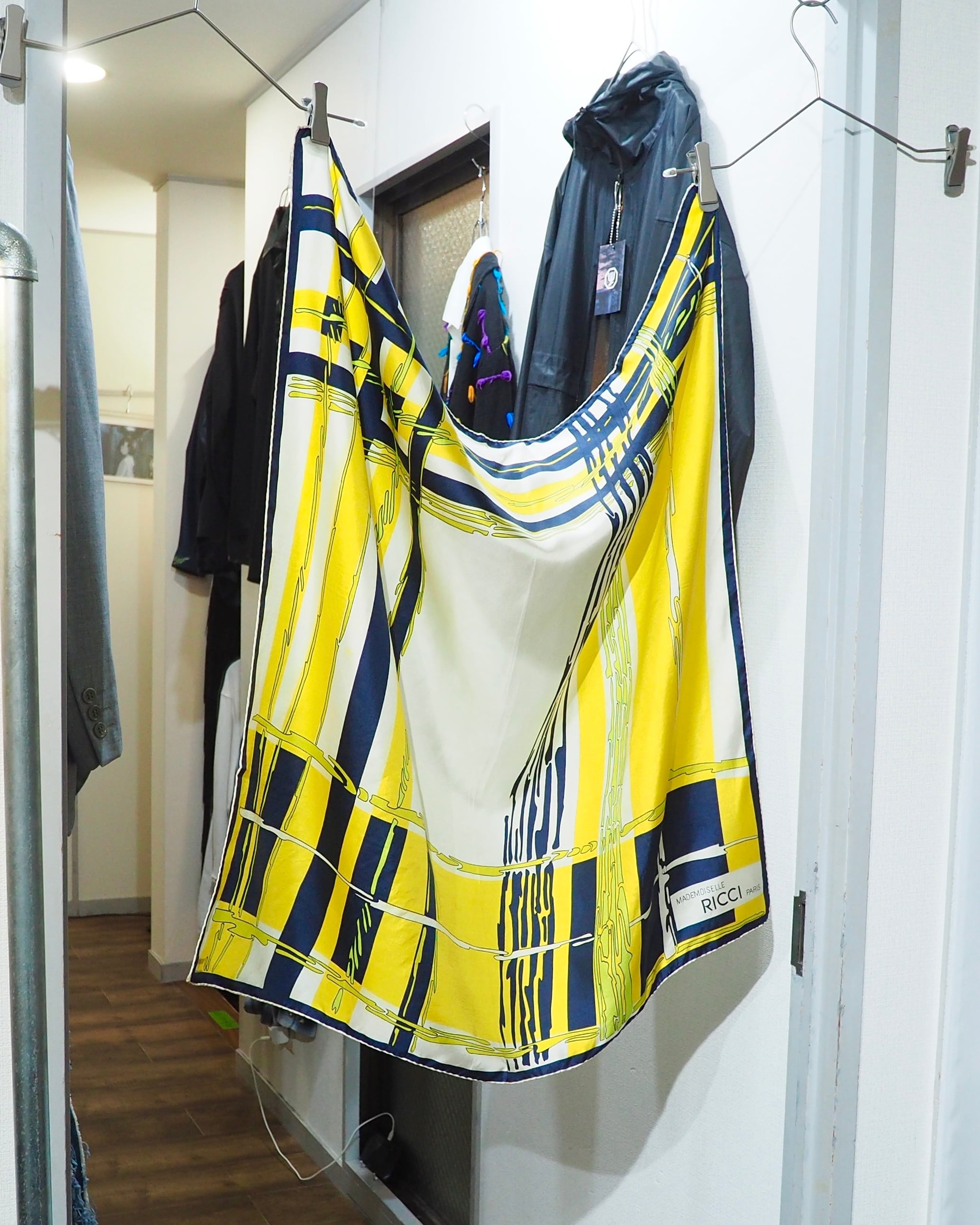 " Made in France " vintage silk scarf